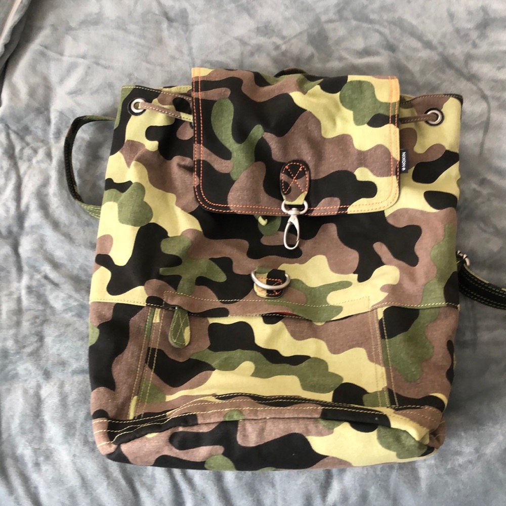 Nixon camo backpack
